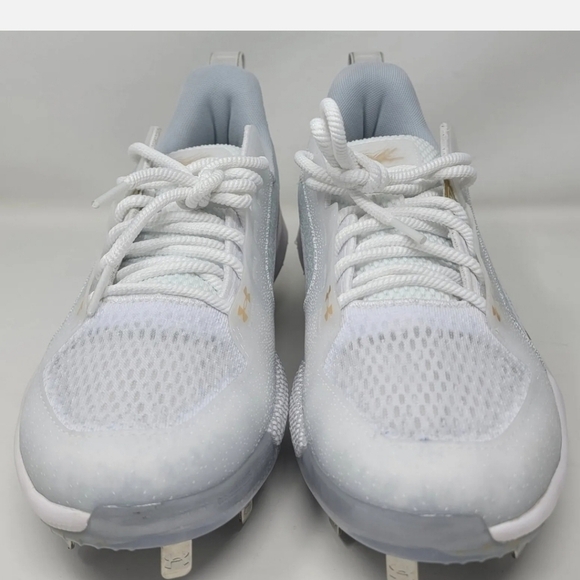 Under Armour Mens Harper 6 Low ST Baseball Cleats WHITE Sz Multi 3024315-100 NEW main image 8